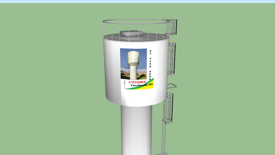 caixa d'agua  tipo taça 100.000 litros