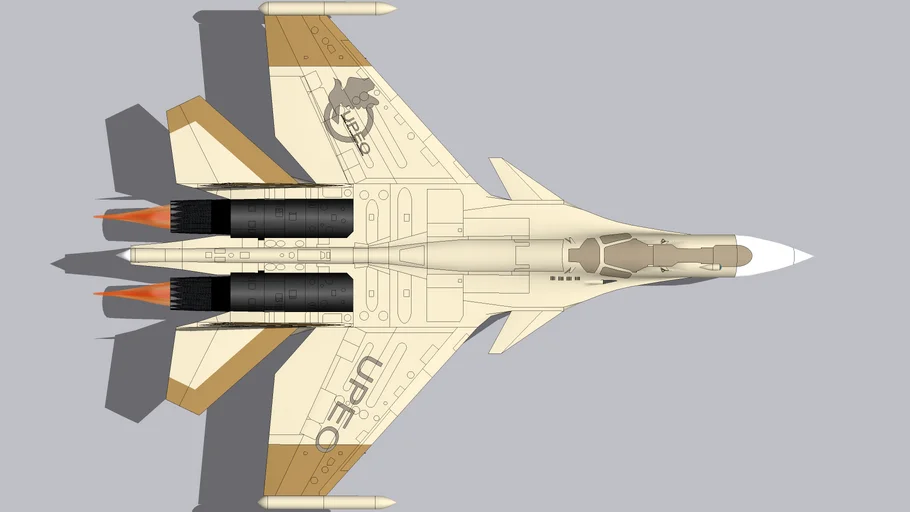 SU-37 Super Flanker UPEO (ACE COMBAT 3)