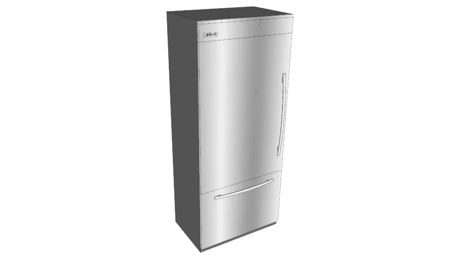 JB36NXFXLW 36" Fully Integrated Built-In Bottom-Freezer Refrigerator