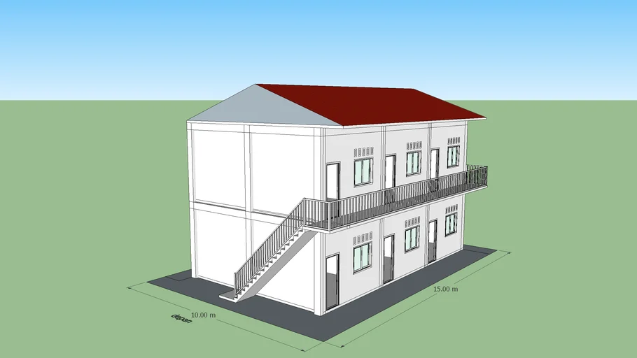 rumah sewa 6 pintu di lahan 10 x 15 m