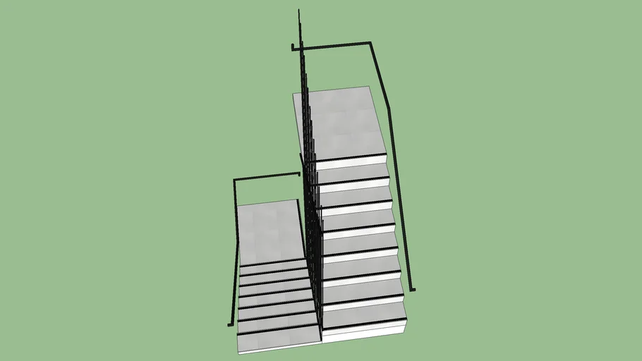 ESCADA PARA EDIFICIL MULTFAMILIAR