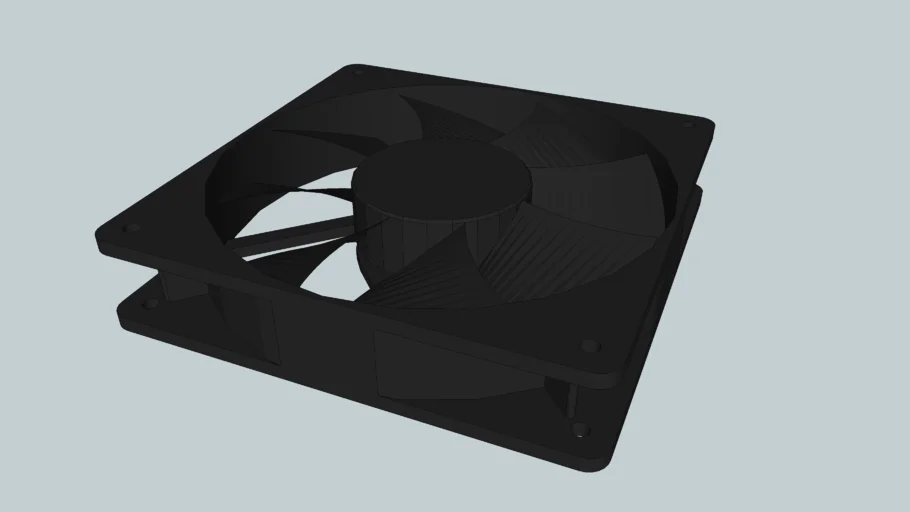 Generic 120mm x 120mm x 25mm Computer Fan