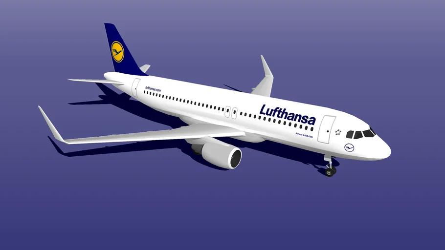 Lufthansa Airbus A320-200 Sharklets Aircraft