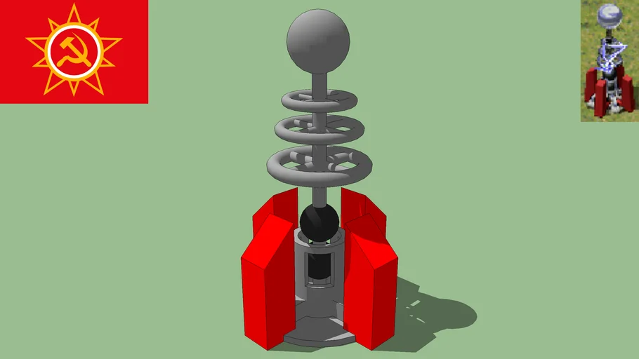 Red Alert 2 Soviet tesla coil