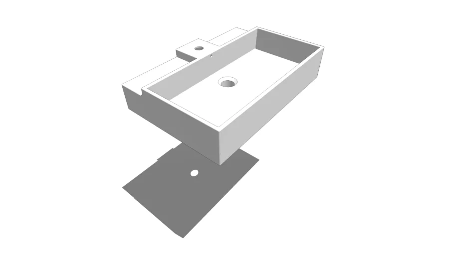 IKEA LILLÅNGEN Single wash-basin