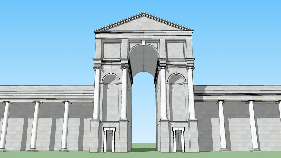 Roman Temple Arch