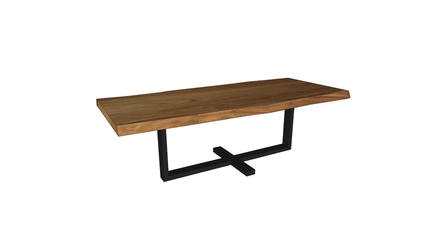 Table JAVA en suar - pied arles 10x5 | 3D Warehouse