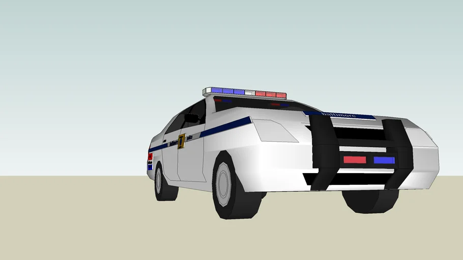 BALTIMORE CITY POLICE CAR