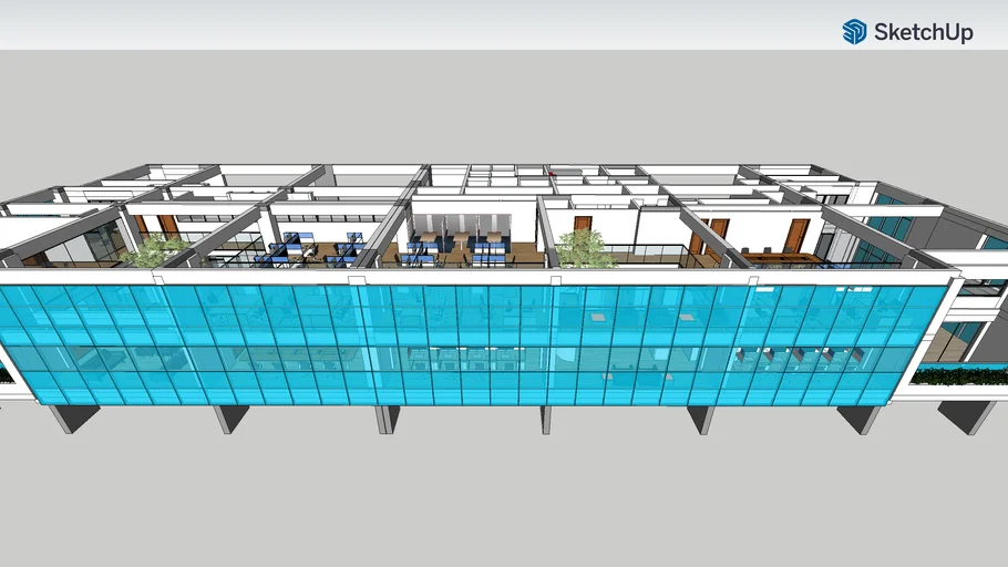 Two floor office | 3D Warehouse
