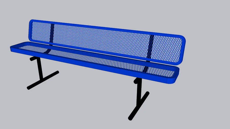 Metal Mesh Bench