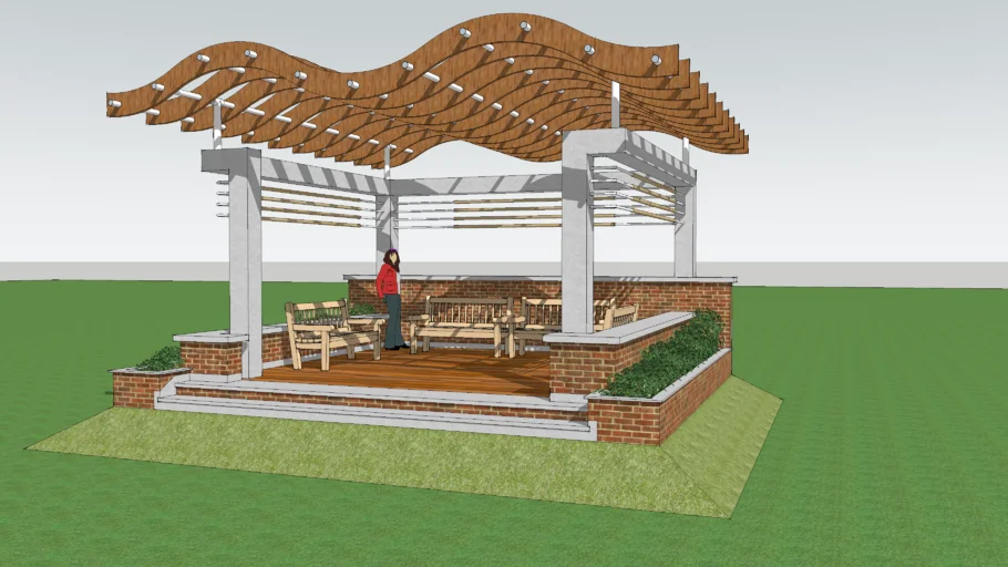 OUTDOOR GARDEN DECK