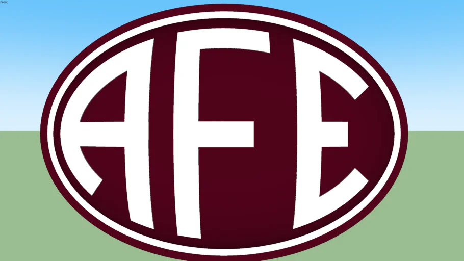 Escudo 3D da Associação Ferroviária de Esportes
