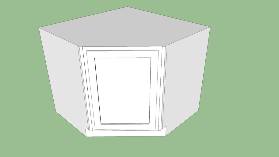 Shaker Style Corner Base Cabinet
