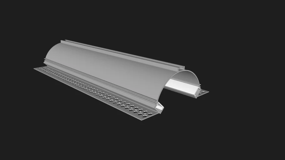 SPK13350F Enolight Recessed Cove Ceiling Drywall Linear Light | 3D ...