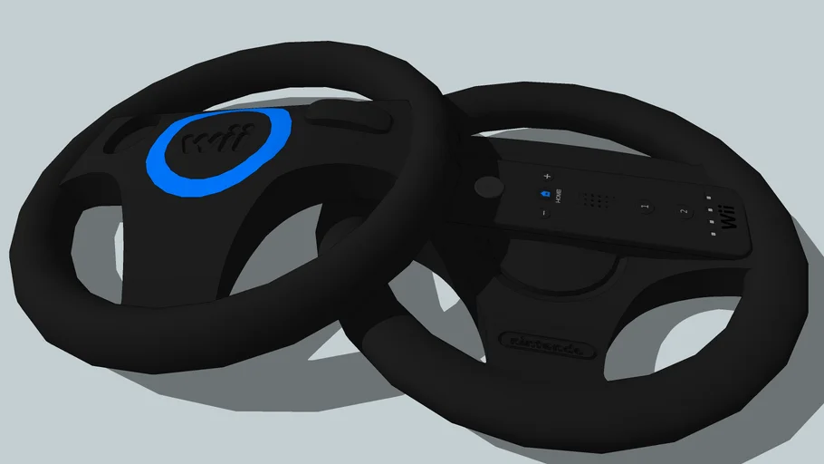 Nintendo Wii Wheel (Black)