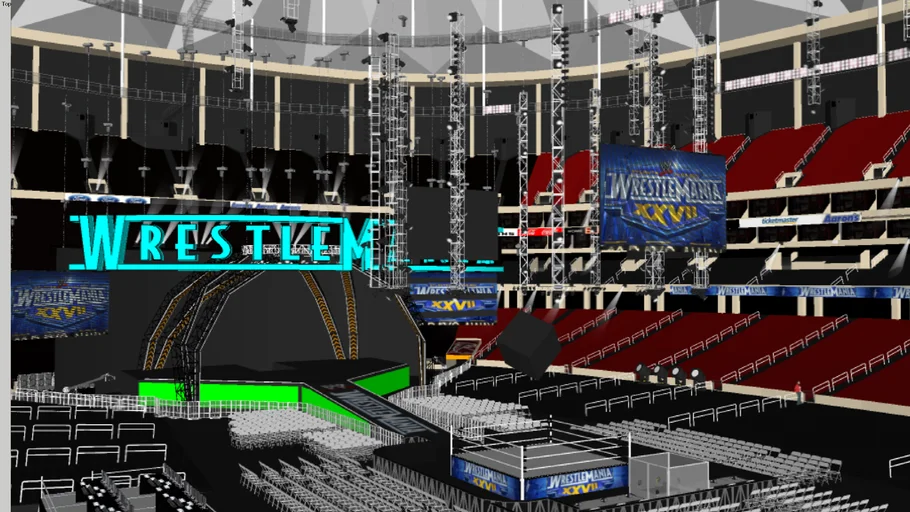 Gary Mc Presents: WWE WrestleMania XXVII Full Arena