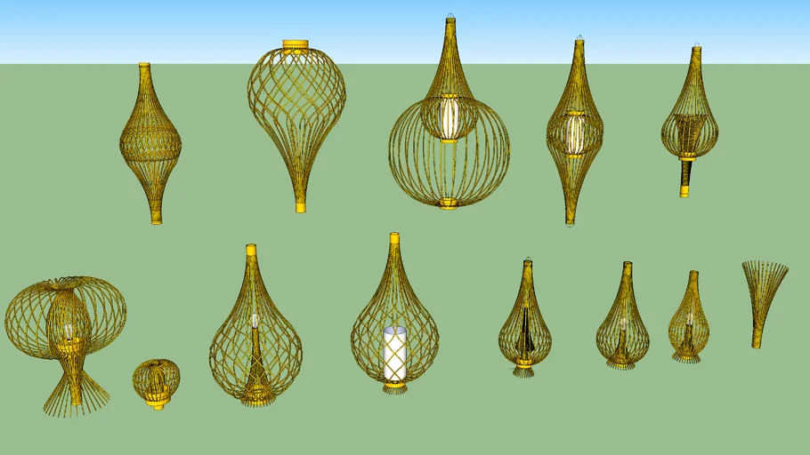 Bamboo Lamp Designs