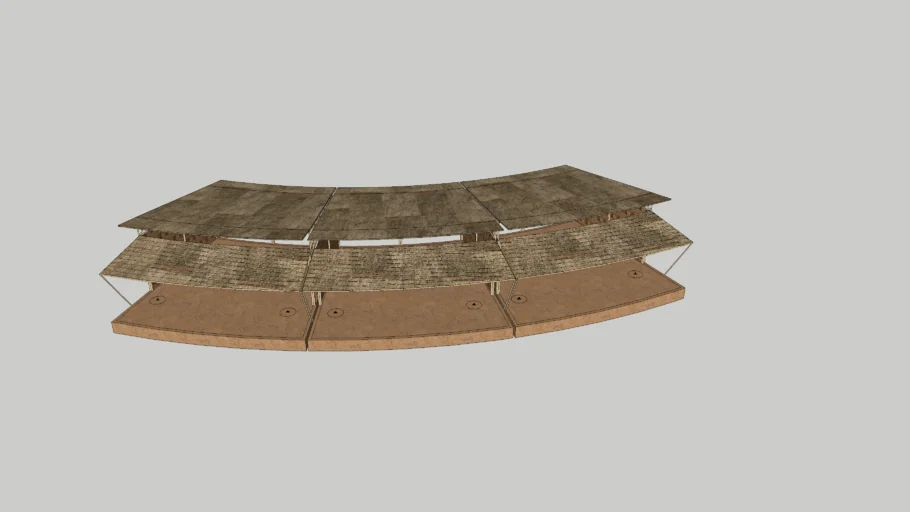 Circular Roof 3 3d Warehouse