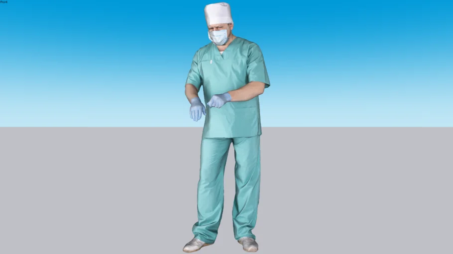 Mature Male Doctor in Operation Surgical