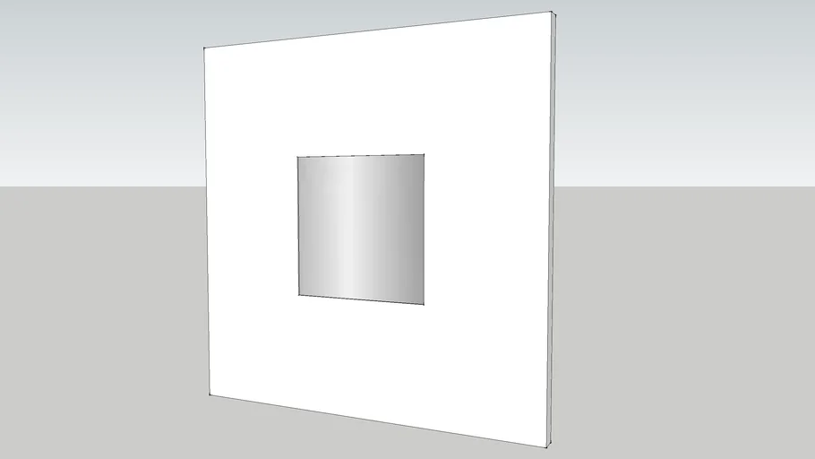 IKEA MALMA Mirror white