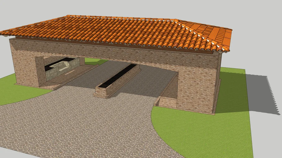 Porch. / Entrada de Hacienda