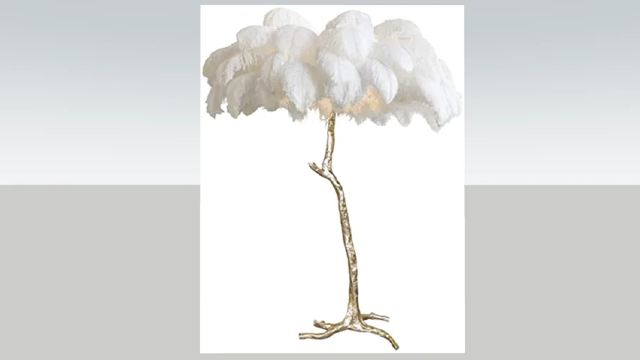 Feather Lamp