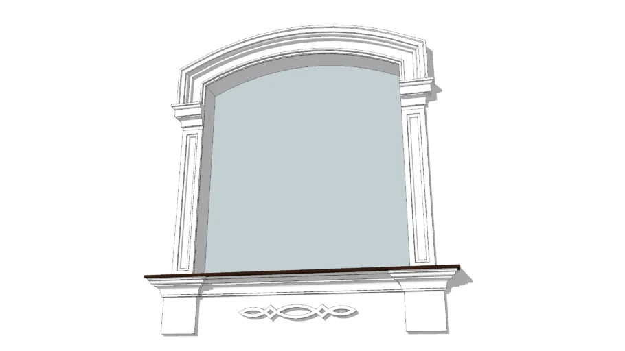 Exterior window design molding