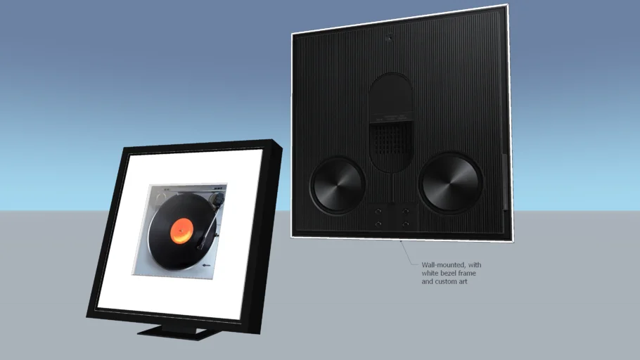 Samsung Music Frame Speaker with / without stand (white and black frame)