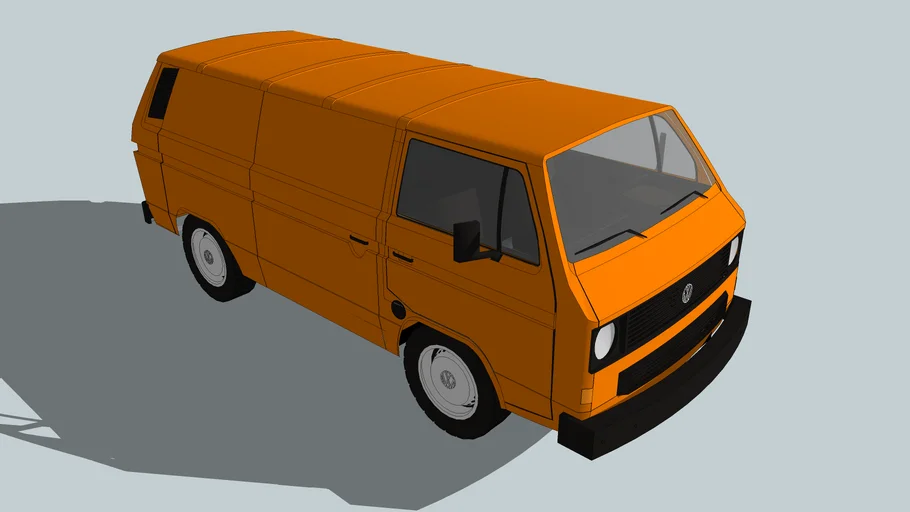 Vehicles - 1979 VW Transporter T3 - with interior