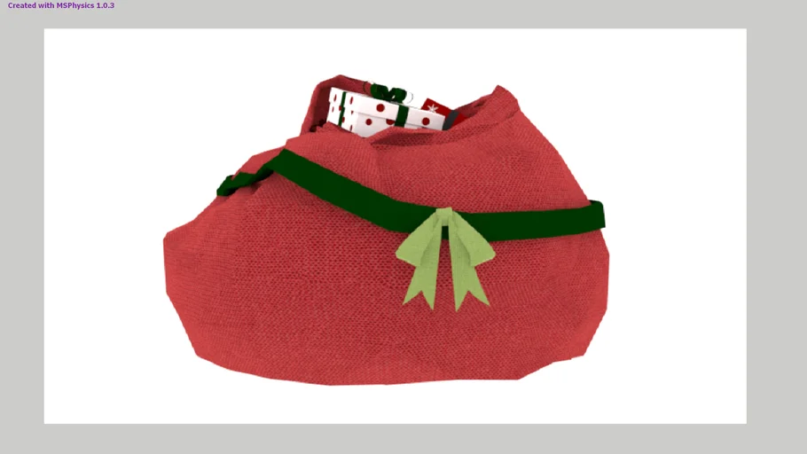 Saco com presentes do Papai Noel/ Santa's gift bag