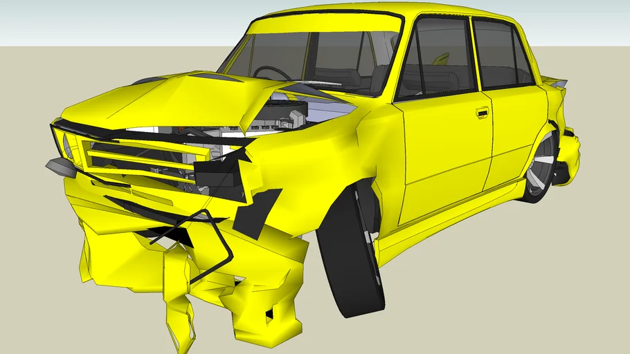 Wrecked Customised Lada