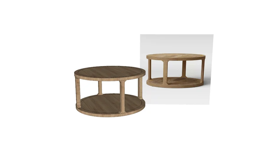 Castalia Round Natural Wood Coffee Table - Threshold™