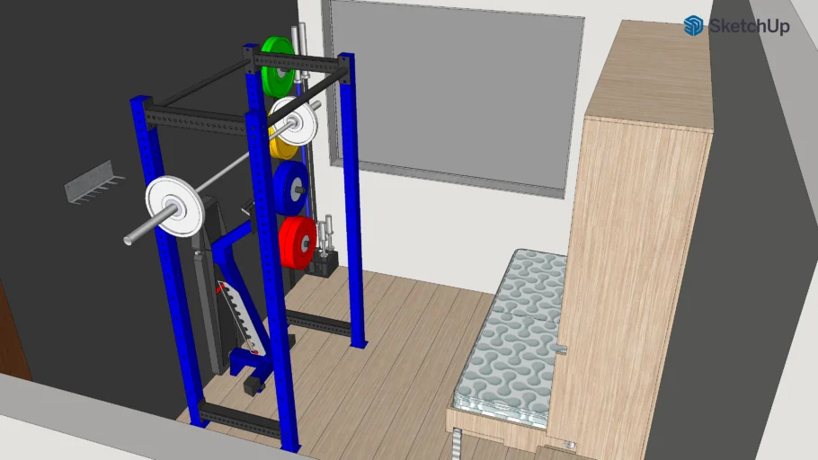 home gym + cama abatible