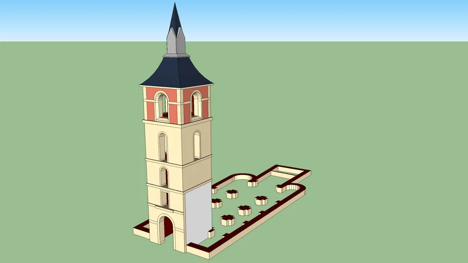 Iglesia de Nuestra Señora del Mercado, Torre-campanario