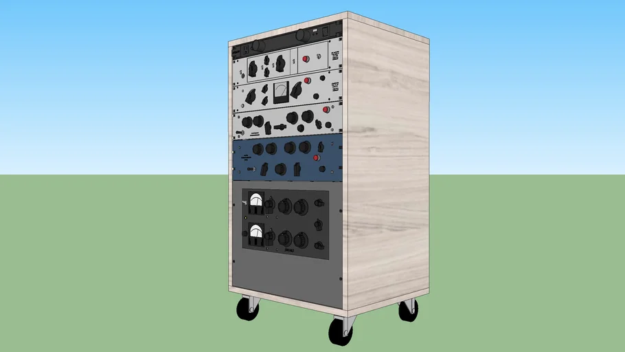 18U All Tube Rack - Furman, EMI Chandler, Pultec, Fairchild