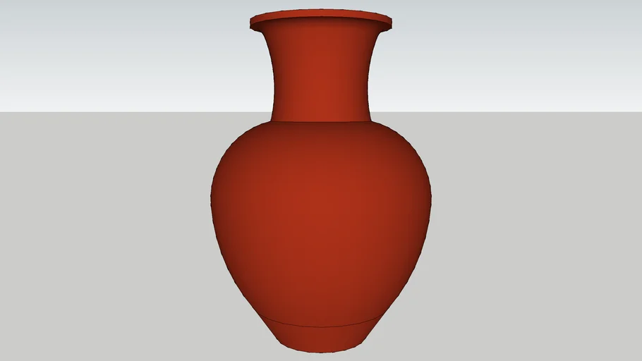 Z Gallerie Laquer Burnt Orange Vase