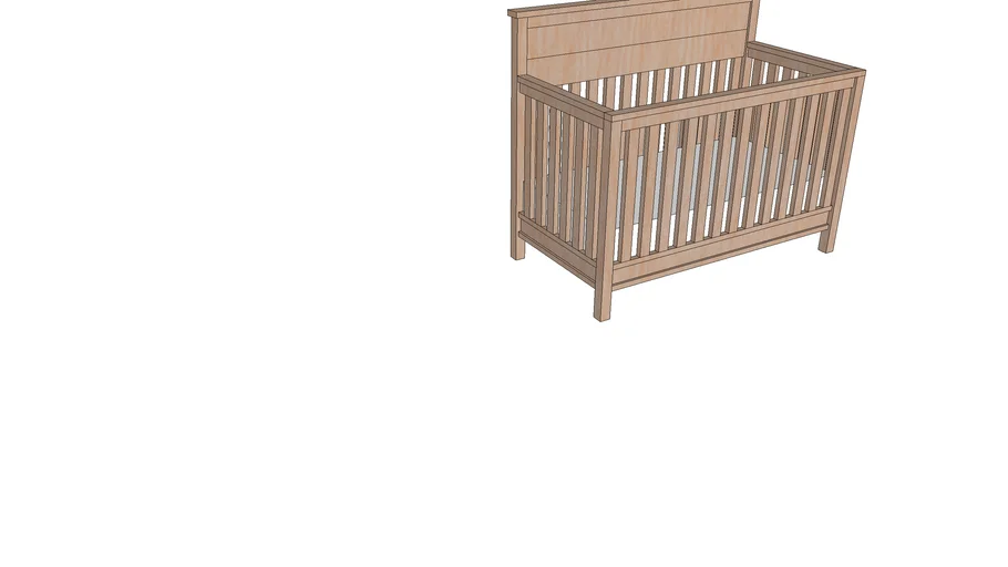 Pottery Barn Kids Charlie Crib (Light Wood)