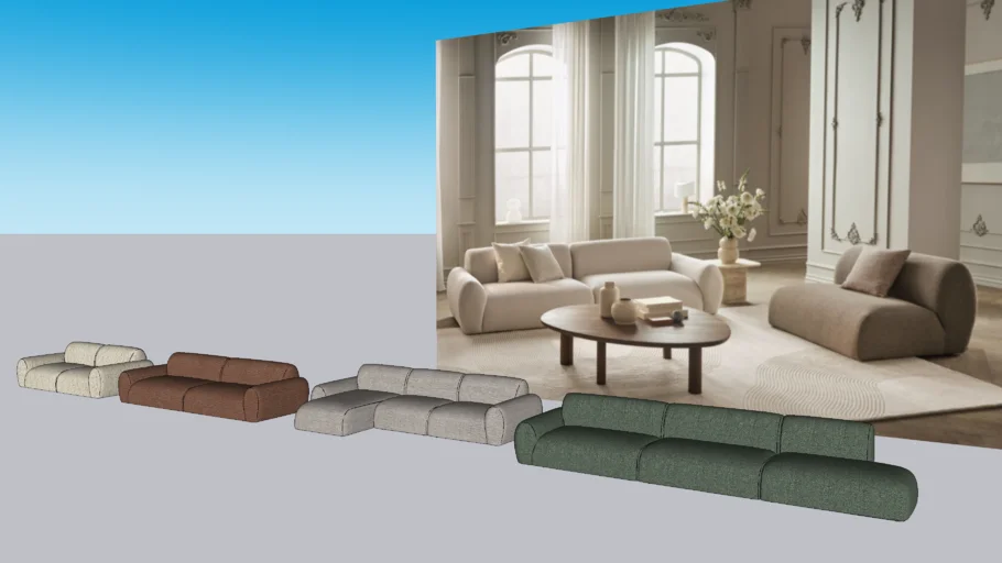Nuvol sofa series