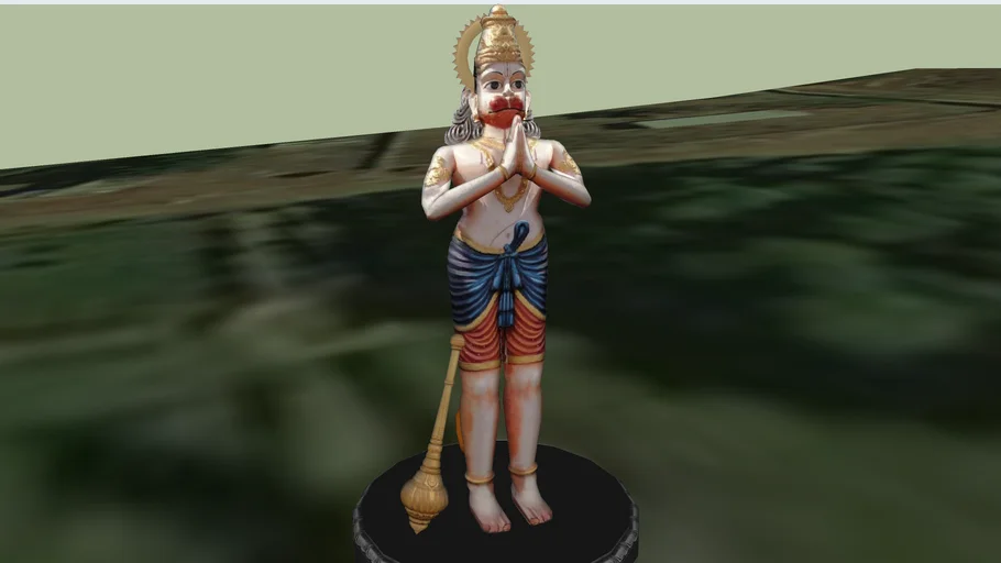 Hanuman at Anantha Giri Temple