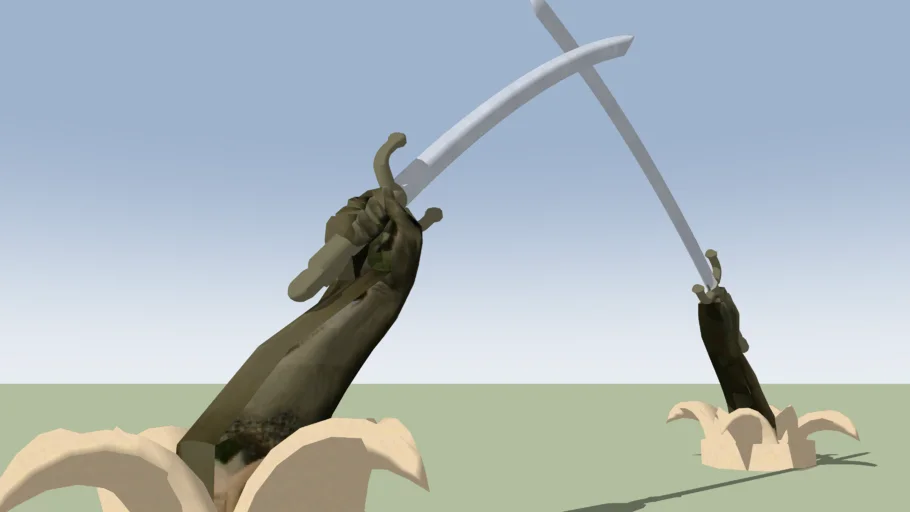 Hands of Victory West, Swords of Qādisīyah, Baghdad, Iraq