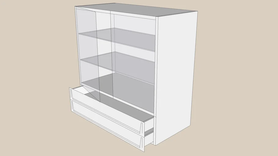 M W upper MAX 80x80 door-2glass