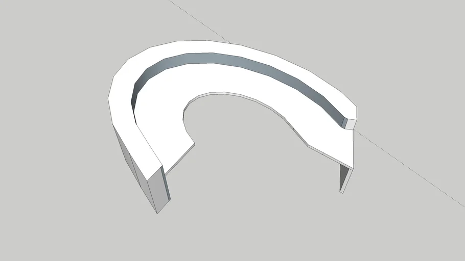 reception desk hudg | 3D Warehouse