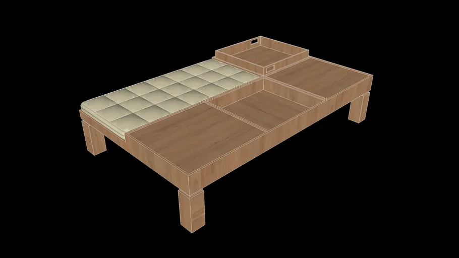 Mesa de centro rosá - Interni