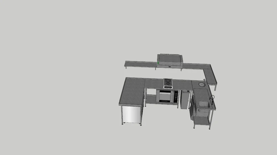 Small Commercial Pantry Kitchen
