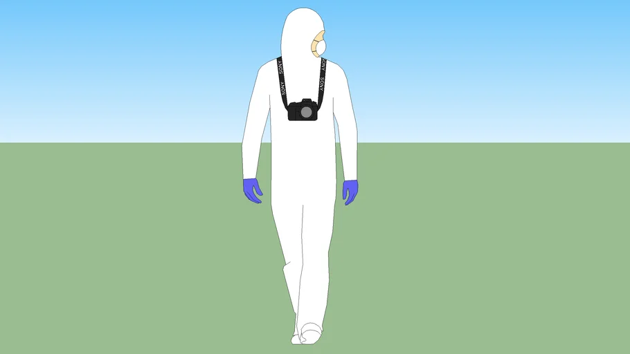 Forensics photography person