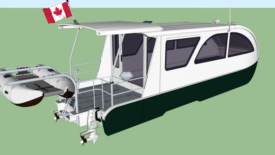 CaraBoat convertible cabin boat/caravan