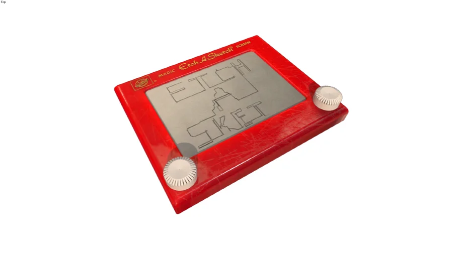 Etch A Sketch Model by Pooh