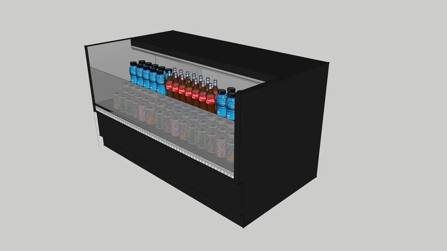 Oasis Grab and go cooler with drinks 5'ft