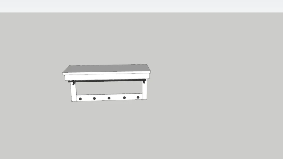 IKEA HEMNES hat rack