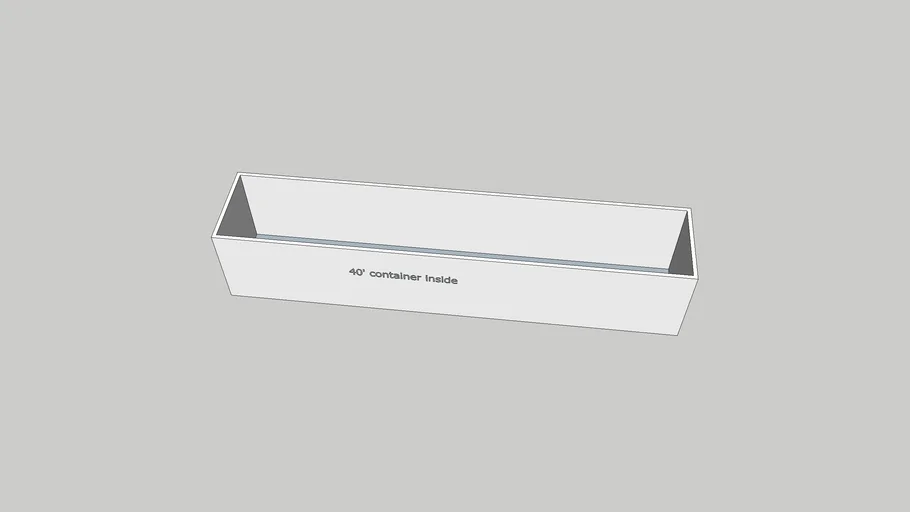 40' container inside